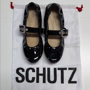 Brand New: SCHUTZ Glossy Black Kids Dress Shoes